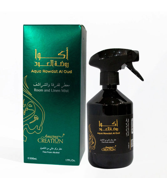 Amazing Creation Aqua Rowdat Al Oud Room & Linen Mist (500 ml)
